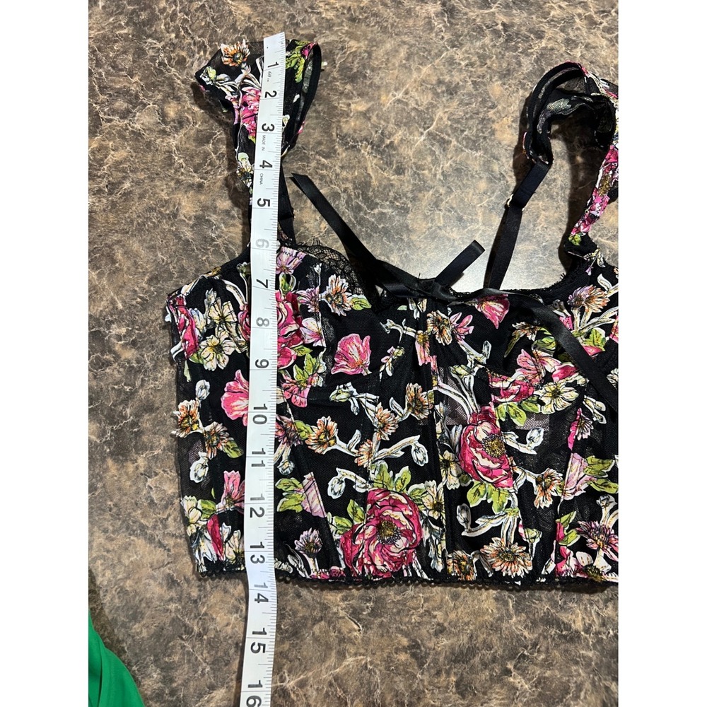 Victorias Secret Dream Angels Floral Embroidered Corset Top Bundle 32B festival‎ - Picture 5 of 10